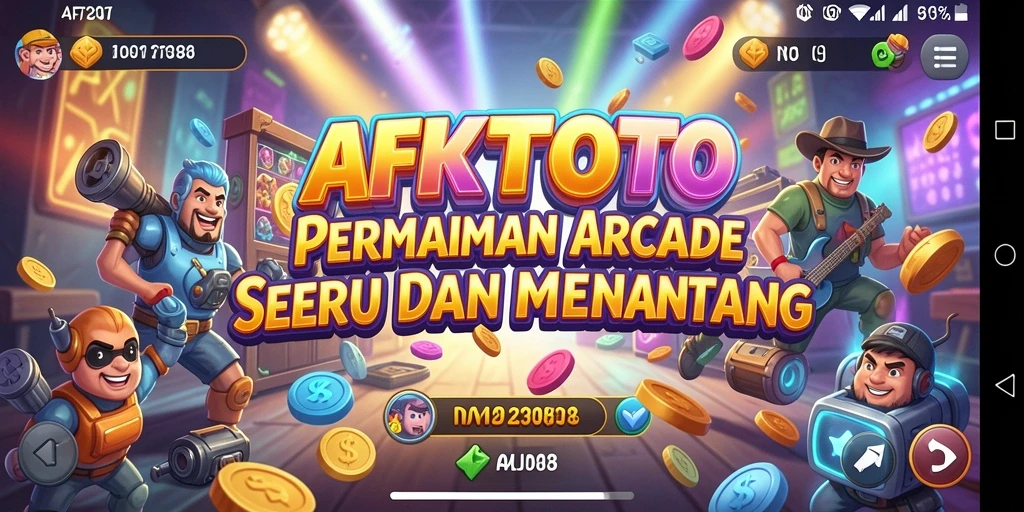 Tangkapan layar gameplay <strong>AFKTOTO</strong> yang menunjukkan aksi seru dalam permainan Arcade.